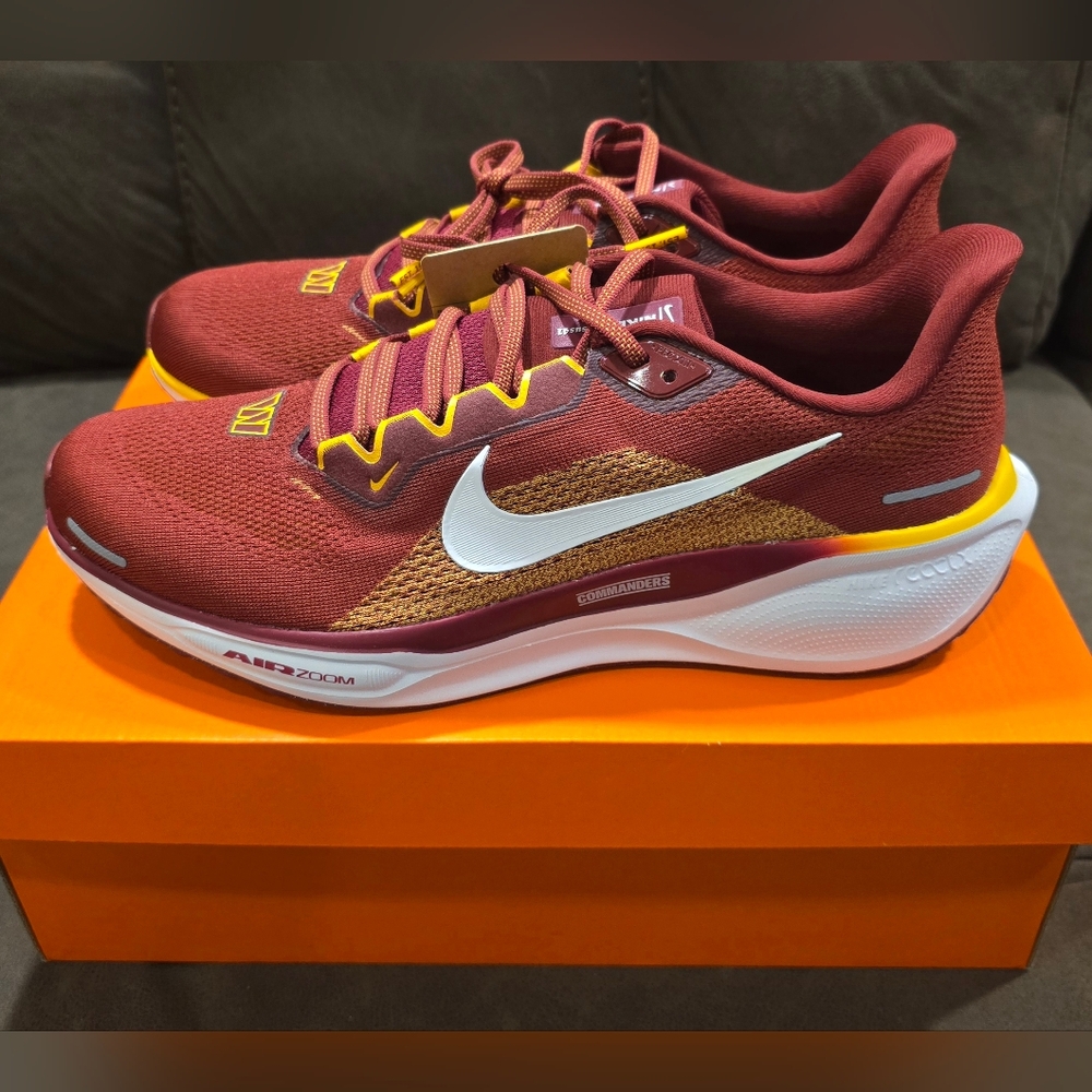 Nike NFL Air Zoom Pegasus 41 Washington Commanders. Size Mens 11.5. NIB
